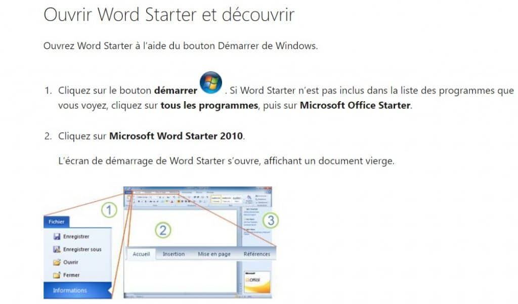Office 2010 Starter : pour un téléchargement gratuit et légal de Word et Excel