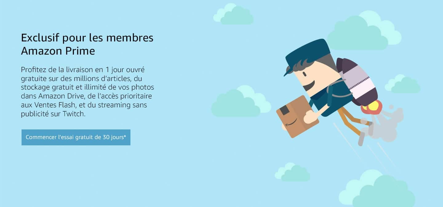 Comment avoir Amazon Prime gratuit ?