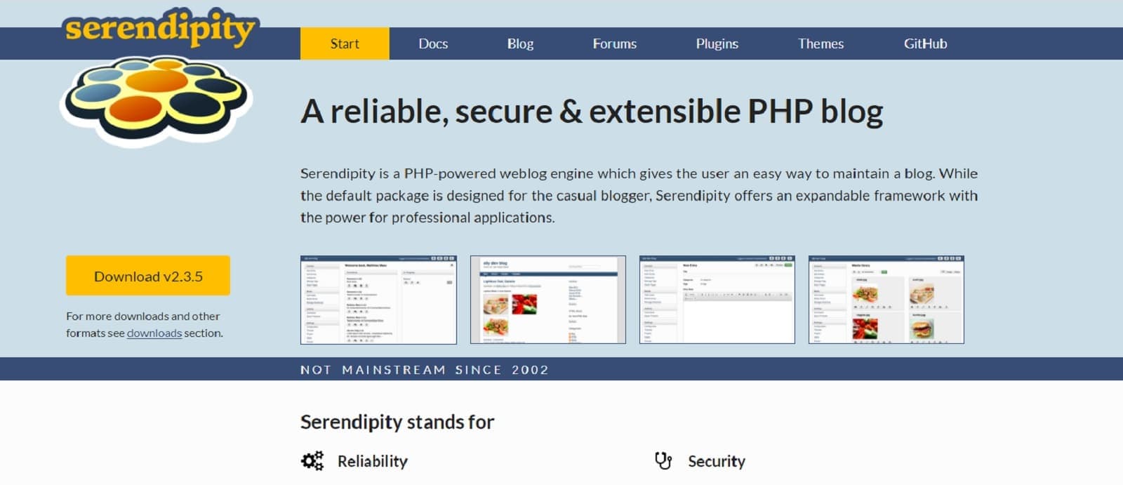 CMS Serendipity : parce qu'il n'y a pas que WordPress dans la vie !