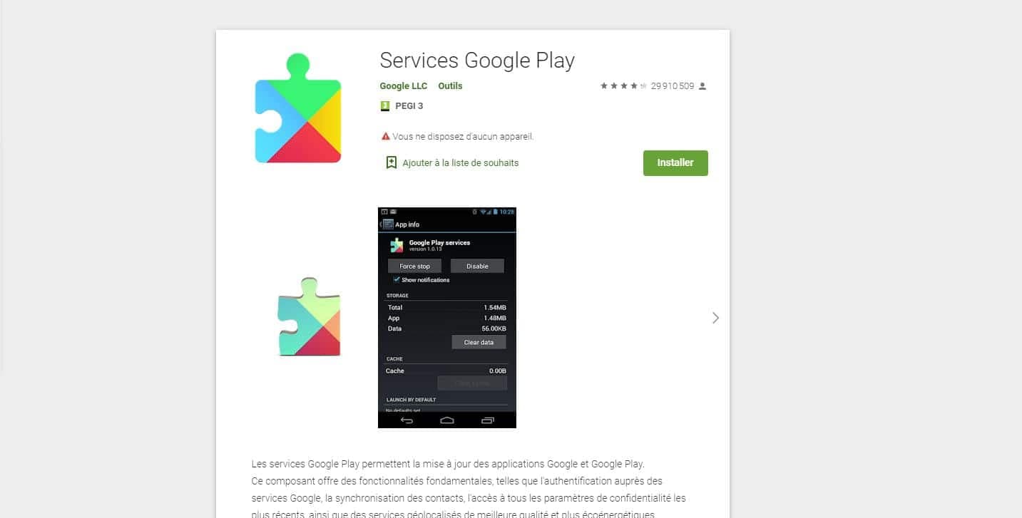 Comment installer Google Play Services ?